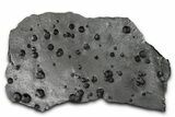 Plate of + Red Embers Garnets in Graphite - Massachusetts #375774-1